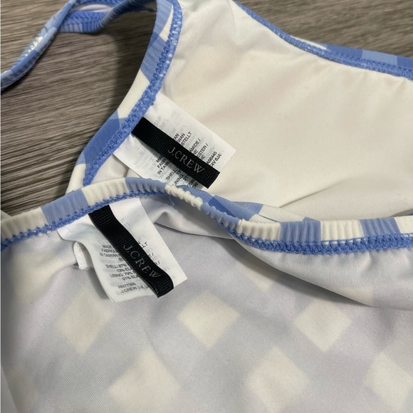 J Crew Squareneck Bikini Swimsuit Set Size Medium - Picture 3 of 4